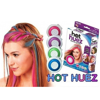 Боядисване на цветни кичури с Hot Huez