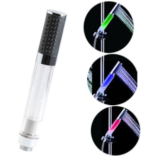 Светеща душ слушалка 3 цвята ЦИЛИНДЪР