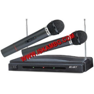 Два безжични микрофона с приемник , WR-306