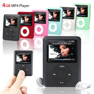 MP4 MP3 Плеер с FM радио + 4GB памет