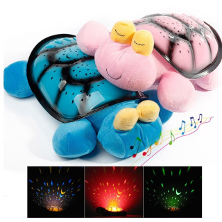 Нощна музикална лампа Охлюв