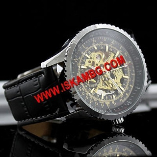 Елeгантен часовник Black Chrono - САМОНАВИВАЩ