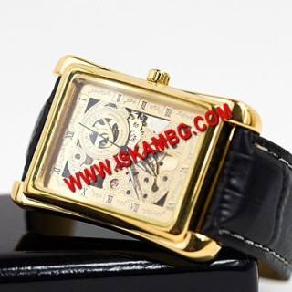 Елегантен часовник WGOLD HOLLOW с видим механизъм