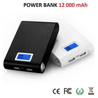 Power Bank 12000mAh с дисплей
