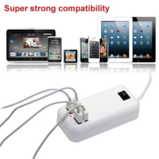 3А 15W 4-Port USB зарядно на 220V