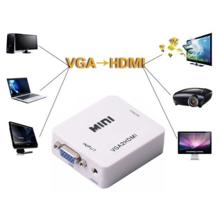 VGA към HDMI видео конвертор 1080P